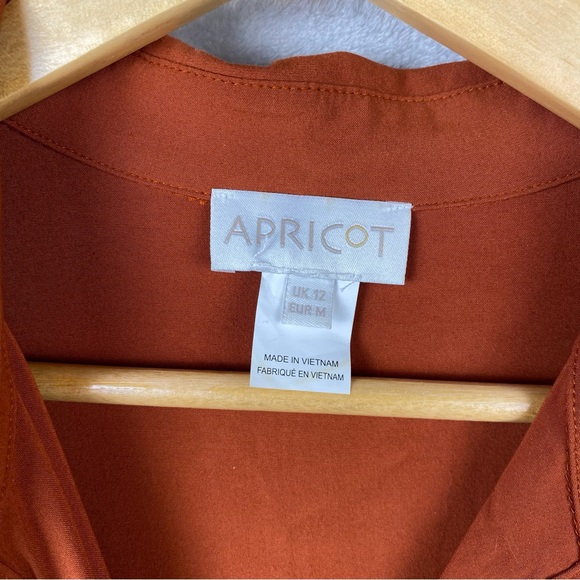 APRICOT Dress: Button Down Casual - Picture 3 of 8